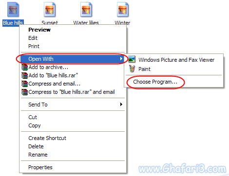 نمایش فرمت و پسوند فایل‌ها در ویندوز اکس‌پی